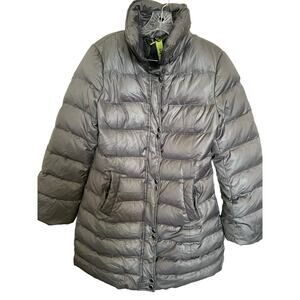 Soia & Kyo Down filled coat long length Gray size Medium Women